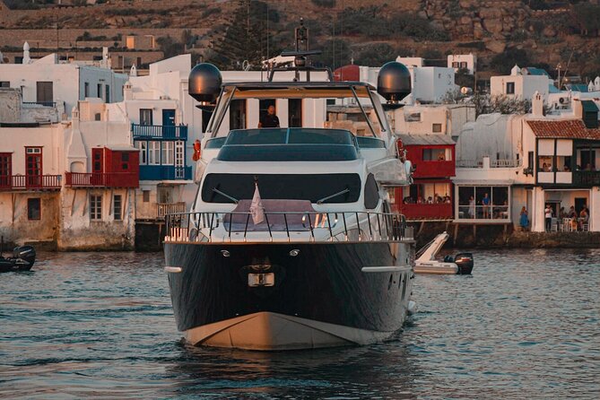 8 Hour Private Yacht Cruise in Delos Rhenia Mykonos Ferretti 830 - Cruise Location and Destination