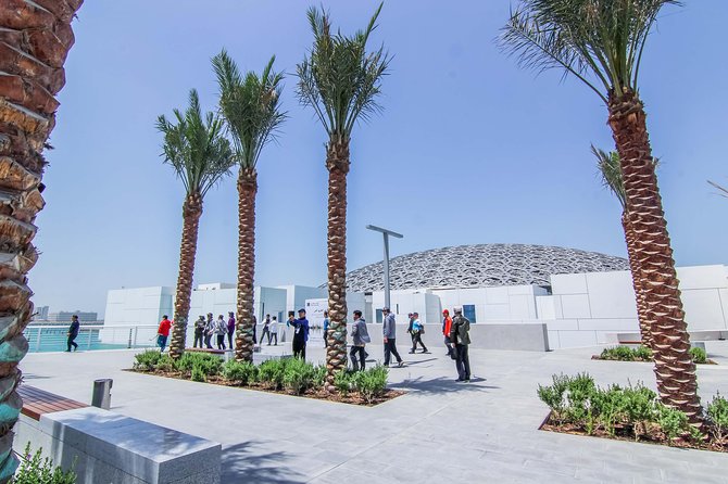 Abu Dhabi Sightseeing With Louvre Museum & Grand Mosque With 5* Lunch - Frequently Asked Questions