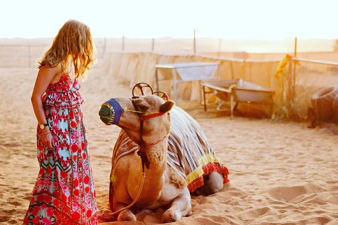 Arabian Desert Safari With BBQ Dinner Camel Ride, Sand Boarding - Adventure Activities