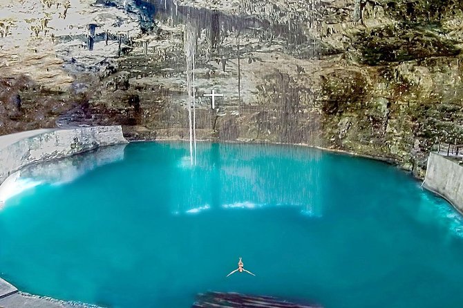 Chichen Itza Premier Tour With Hubiku Cenote, Valladolid & Lunch - Cenote Swim at Hubiku