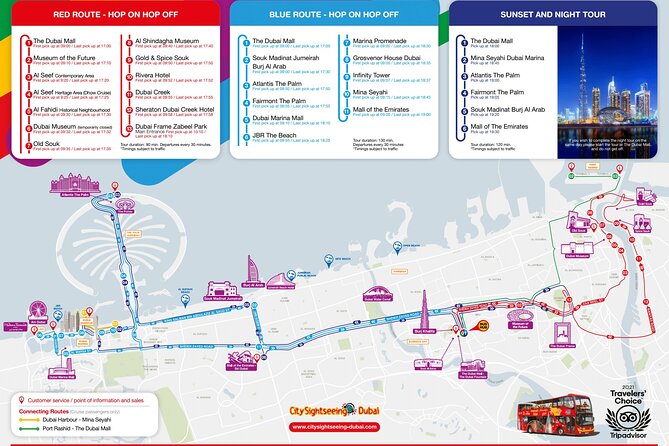 City Sightseeing Dubai Hop-On Hop-Off Bus Tour - Personalized Sightseeing Itinerary