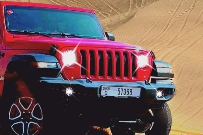 Desert Safari Dubai - Premium Flip-Top Roof Jeep Safari - Entertainment and VIP Lounge Access