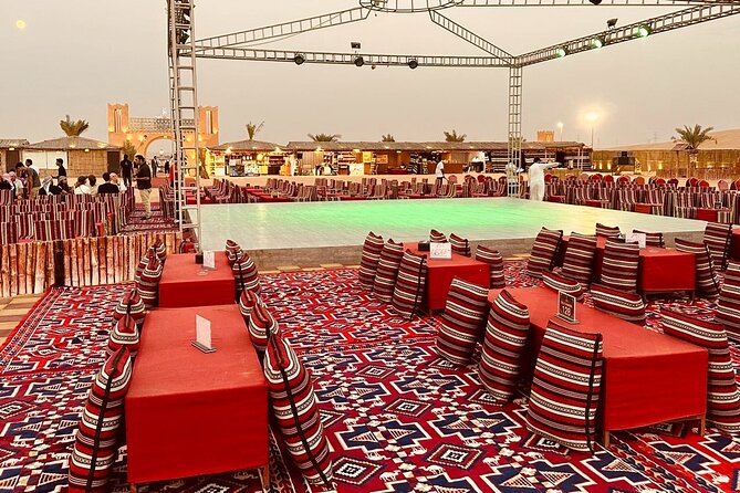 Dubai: Red Dunes Desert Safari Premium BBQ Dinner Camel Sandboard - Highlights of the Desert Experience