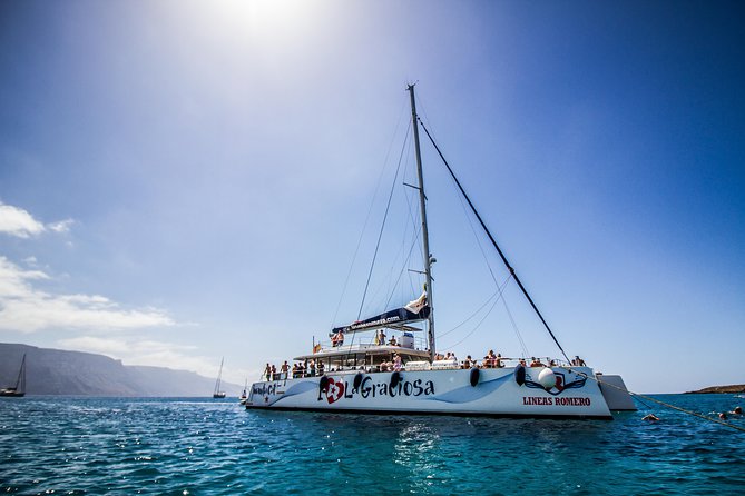 Graciosa Marine Reserve Catamaran Day Trip With Transfers - Beach Time at Caleta Del Sebo