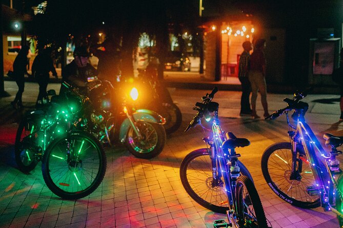 Holiday Lights Sunset Twilight Neon Glow Electric Bike Downtown - Tour Reviews and Testimonials