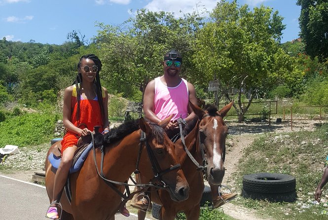 Horseback Riding, ATV & Blue Hole (Land & Sea) From Falmouth - Swim With Horses