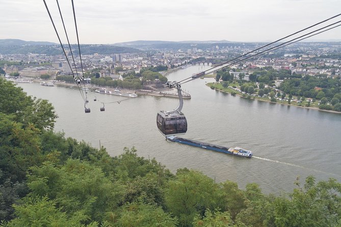 Koblenz Day Trip From Frankfurt: Ehrenbreitstein Fortress, Rhine Valley Cable Car Ride and German Dinner - Tour Inclusions and Transportation