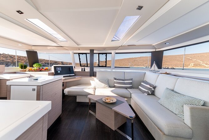 Private 5-Hour Cruise on Brand-New Luxury Catamaran in Mykonos (Max 19 Guests) - Onboard Activities and Equipment