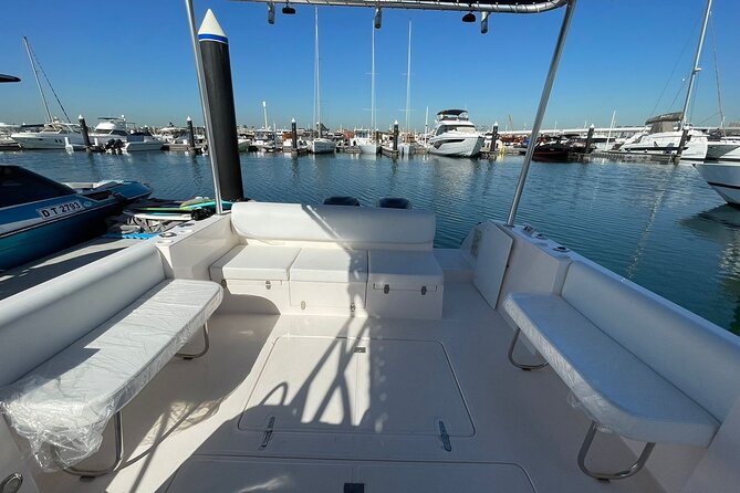 Private Small-Group Dubai Marina Boat Tour - Vessel Features and Amenities