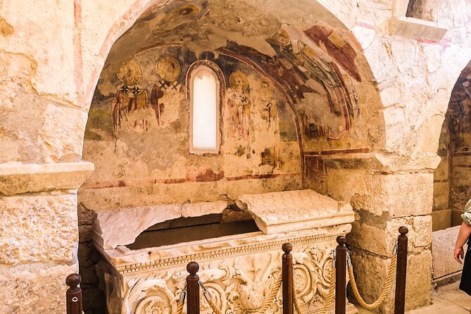 Sunken City Kekova Demre and Myra Day Tour From Antalya - Visiting the St. Nicholas Church
