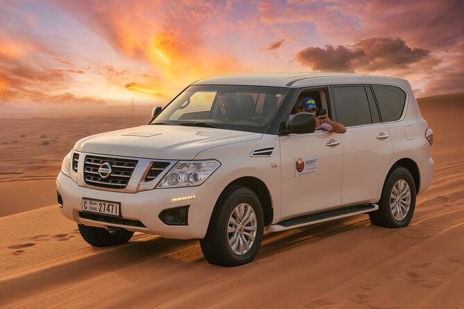 VIP Dubai Desert Safari Camel Ride, Sand Ski, Live BBQ Dinner - Booking Details