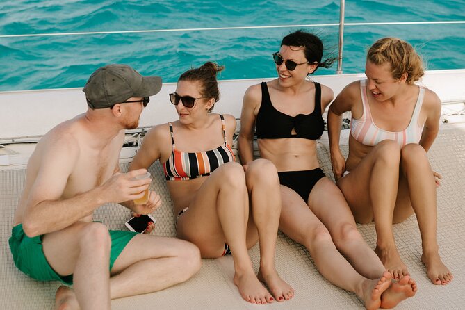 Isla Mujeres Catamaran Tour With Open Bar, and Spinnaker Sailing - Private Beach Club Access