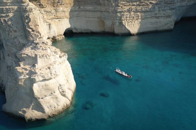 Milos, Polyegos : Island Excursion With Blue Bay Exploration - Frequently Asked Questions