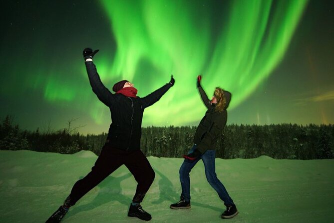 Aurora Trip and Snowshoes in Lake Rautusjarvi - Good To Know