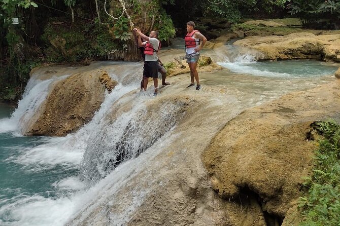 Blue Hole and Shopping in Ocho Rios Jamaica - Meeting and Pickup