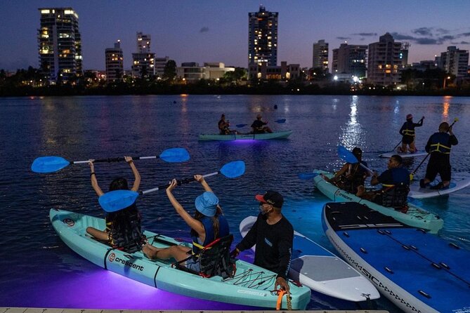 Clear LED Night Kayaking Experience in Condado Lagoon - Good To Know