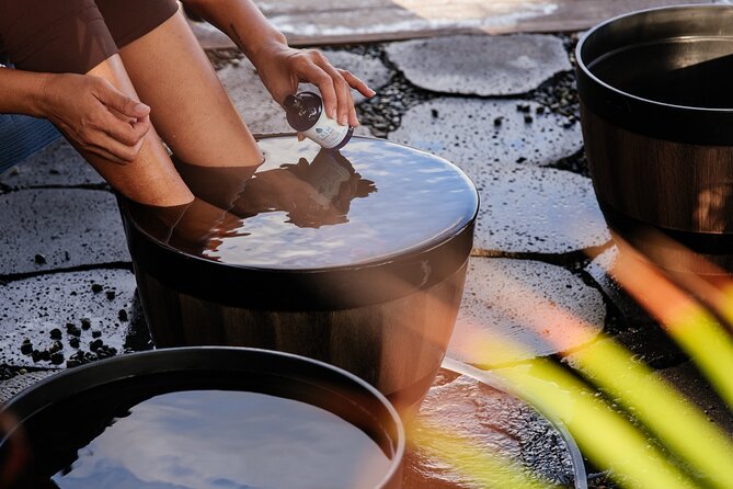 Deep Ocean Water Foot Soak in Kailua Kona - Good To Know