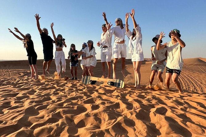 Dubai Red Dune Desert Safari Camel Ride Sandboard & BBQ Dinner - Activity Highlights
