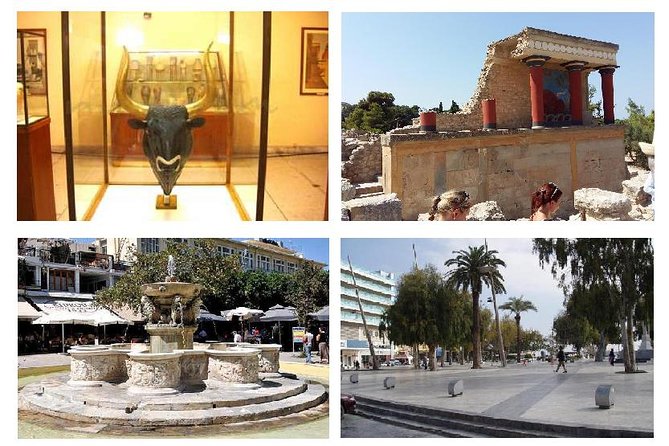 Heraklion,Museum,Knossos From Chania up 15 Pers Group Tour-Wheelchair Accessible - Key Points