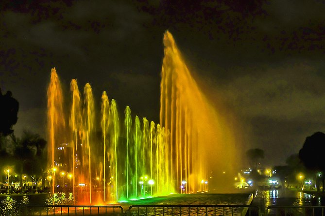 Magic Fountains Park & Barranco by Night - Transport Included - Tour Overview