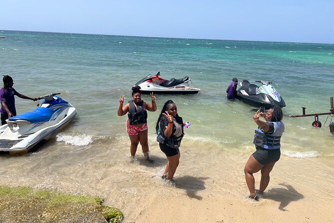 Montego Bay Jetski and Bamboo River Rafting Private Tour - Key Points