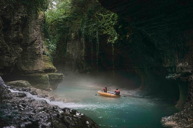 Prometheus Cave, Martvili Canyon, Okatse Waterfall and Lomina Lake From Kutaisi - Good To Know