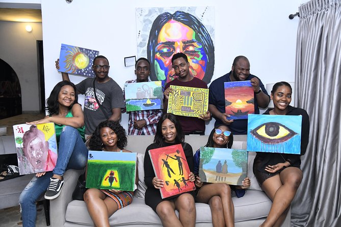 Sip and Paint . NG at The Metaphor in Lagos - Key Points