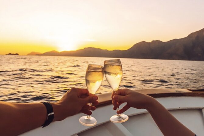 Small Group Capri Sunset Boat Tour With Swimming and Prosecco - Key Points