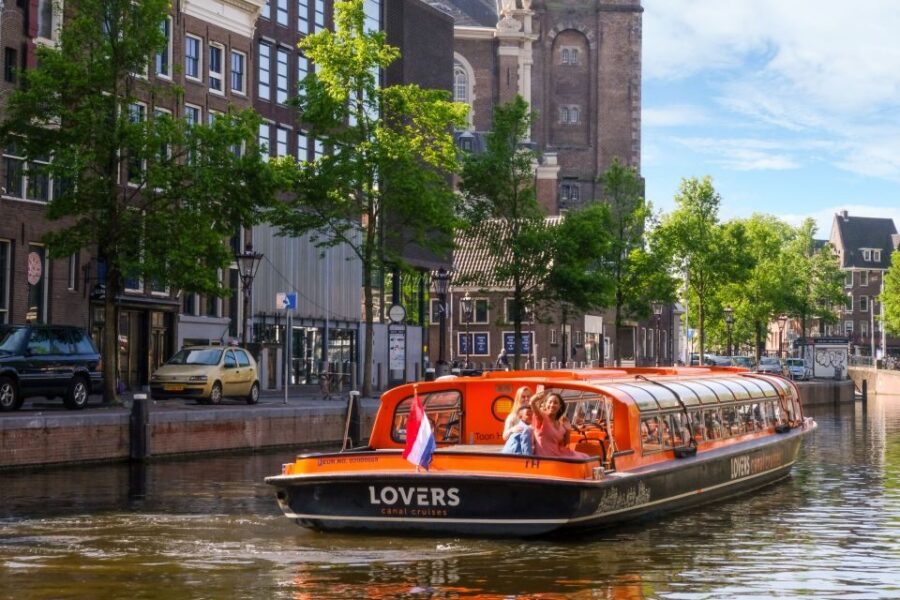 Amsterdam canal cruise paired with Icebar entrance combo ticket