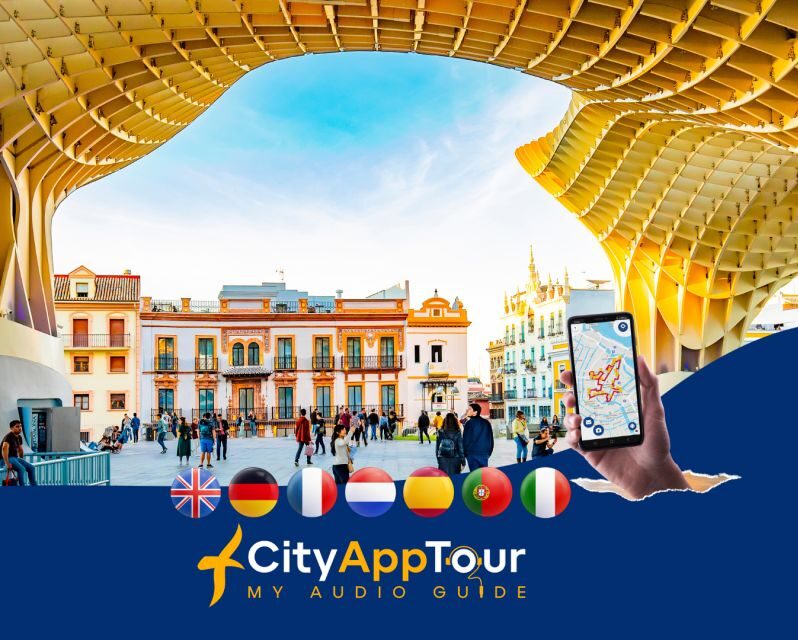 Seville Centre: Walking Tour With Audio Guide on App
