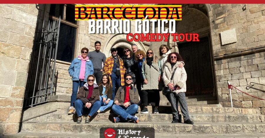 History & Legends Comedy Tour: Barcelona Gothic Quarter