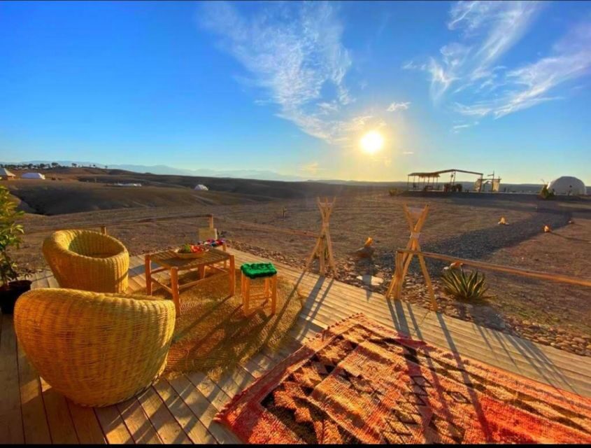 From Marrakesh: Agafay Desert Day Trip W/ Swimming and Lunch