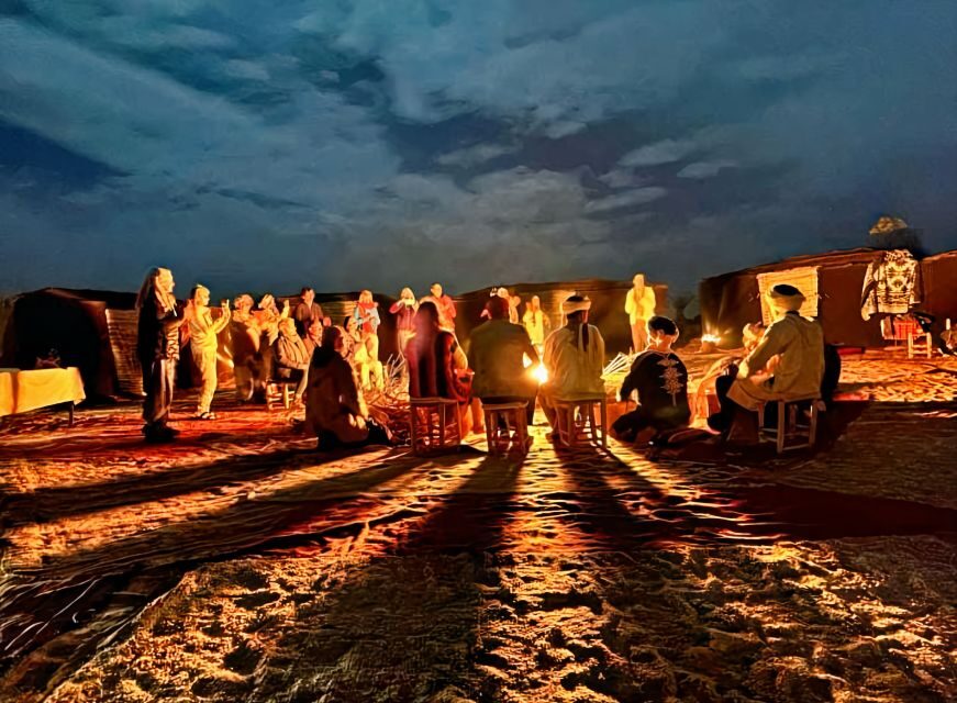 Merzouga: Overnight Camel Trek With Sandboarding