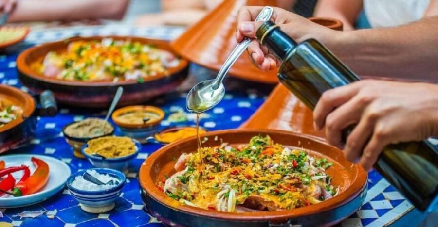 Dinner in Atlas Mountains &Terac Be Front Toubkal Peak 4167M