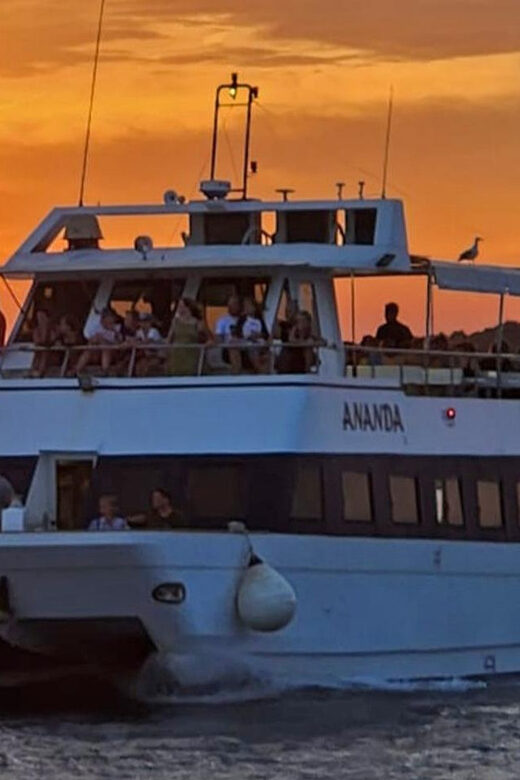 Pula: Dolphin Sunset Cruise to Brijuni With Dinner & Drinks