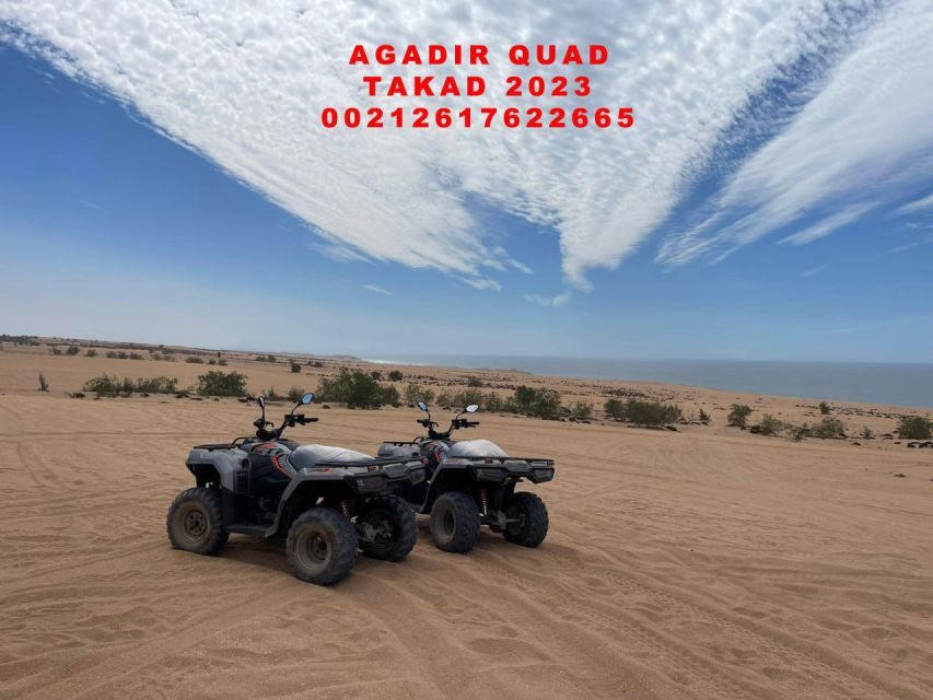 Agadir : 2 H Quad Biking Excursion With Moroccan Tea