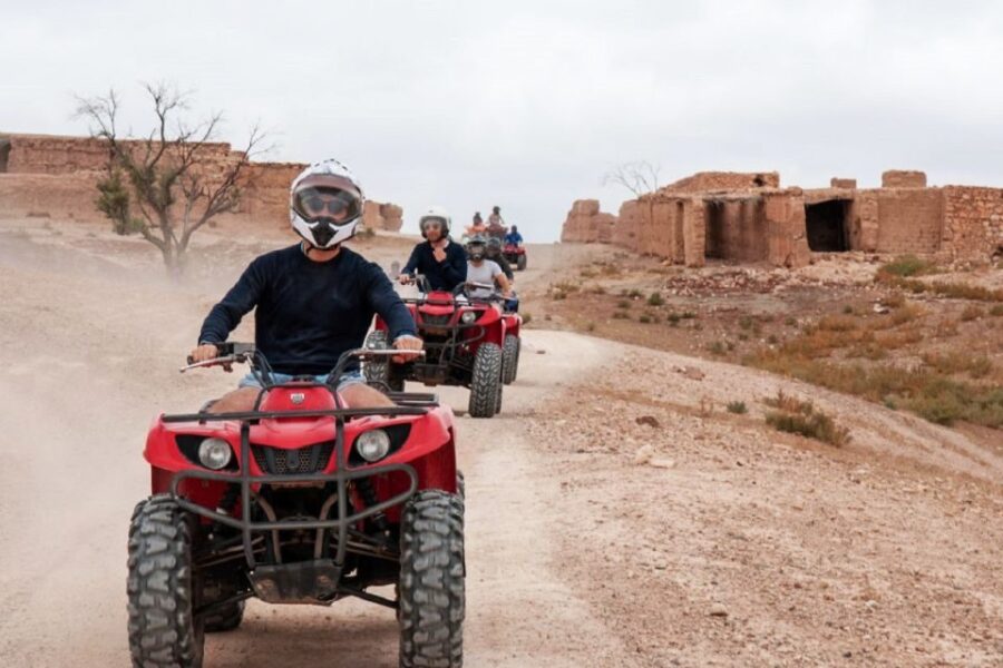 From Marrakech: Agafay Desert Quad Biking With Dinner & Show
