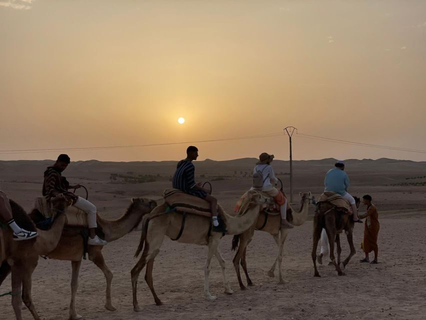 Agafay Desert Camel Ride Sunset Tour With Dinner Show