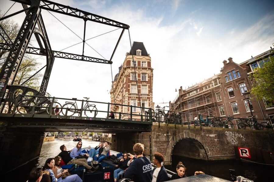 Open Boat Tours Amsterdam Historic City Center With Open Bar