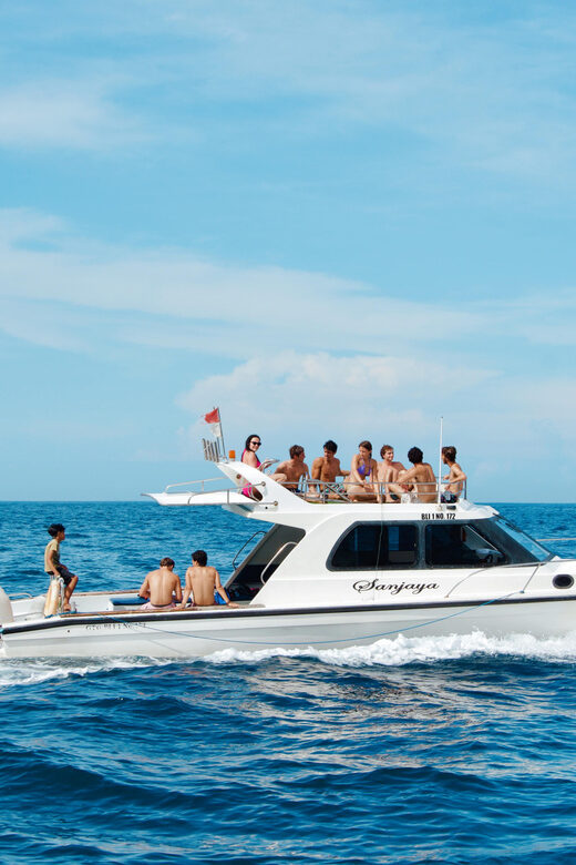 From Lembongan: Full Day Private Boat Snorkeling Nusa Penida