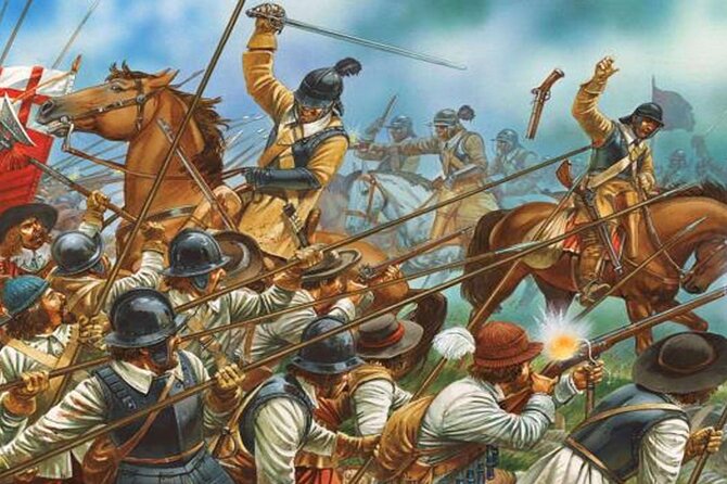 Torrington English Civil War Trail Walking Guided Tour - Key Points