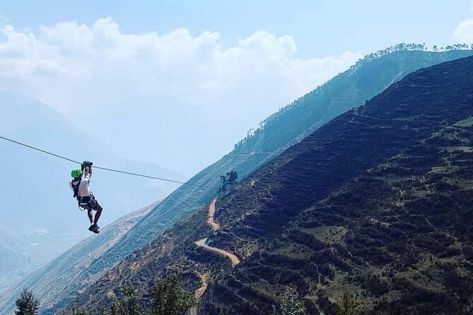 Zip Line Adventure in Sacred Valley of the Incas; Cuso, Peru. - Overview of the Zip Line Adventure