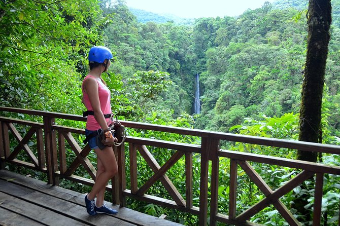 Zipline Over La Fortuna Waterfall - 7 Longest Lines - About Your Stay