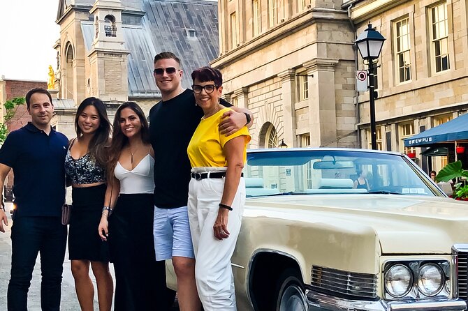2 Hour Tour of Montréal in Vintage Convertible Cadillac + Murals in Le Plateau