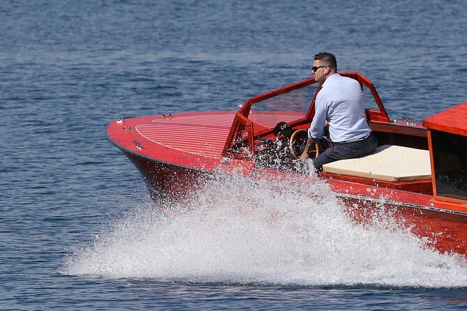 2 Hours Private Wooden Boat Tour on Lake Como 6 Pax