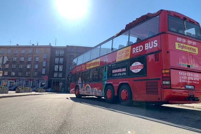 48h Day Riga Sightseeing Red Bus Grand Tour
