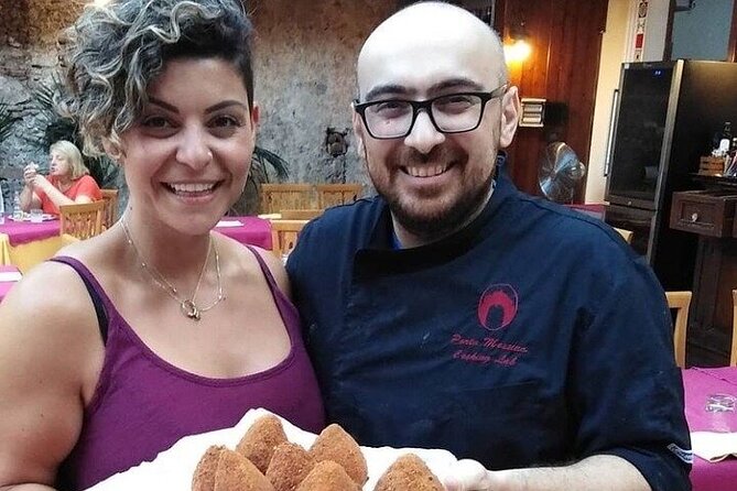 Arancino Making Class in Taormina