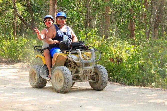 ATV Cenote and Zipline Sacred Jungle Expedition