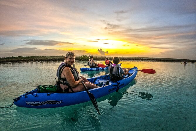 Bacalar Sunrise in Kayak