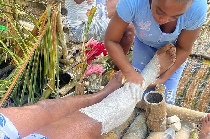 Bamboo Rafting With Limestone Foot Massage Experience